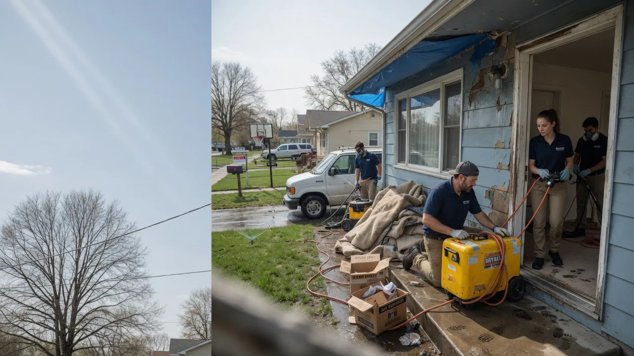 Basement Flood Cleanup in Olympia, KY near me